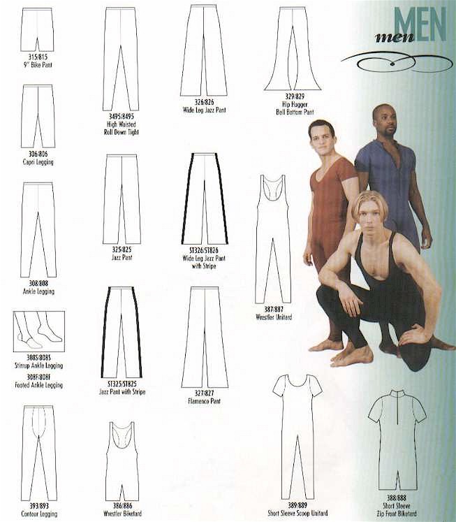 Click on Mens Dancewear items