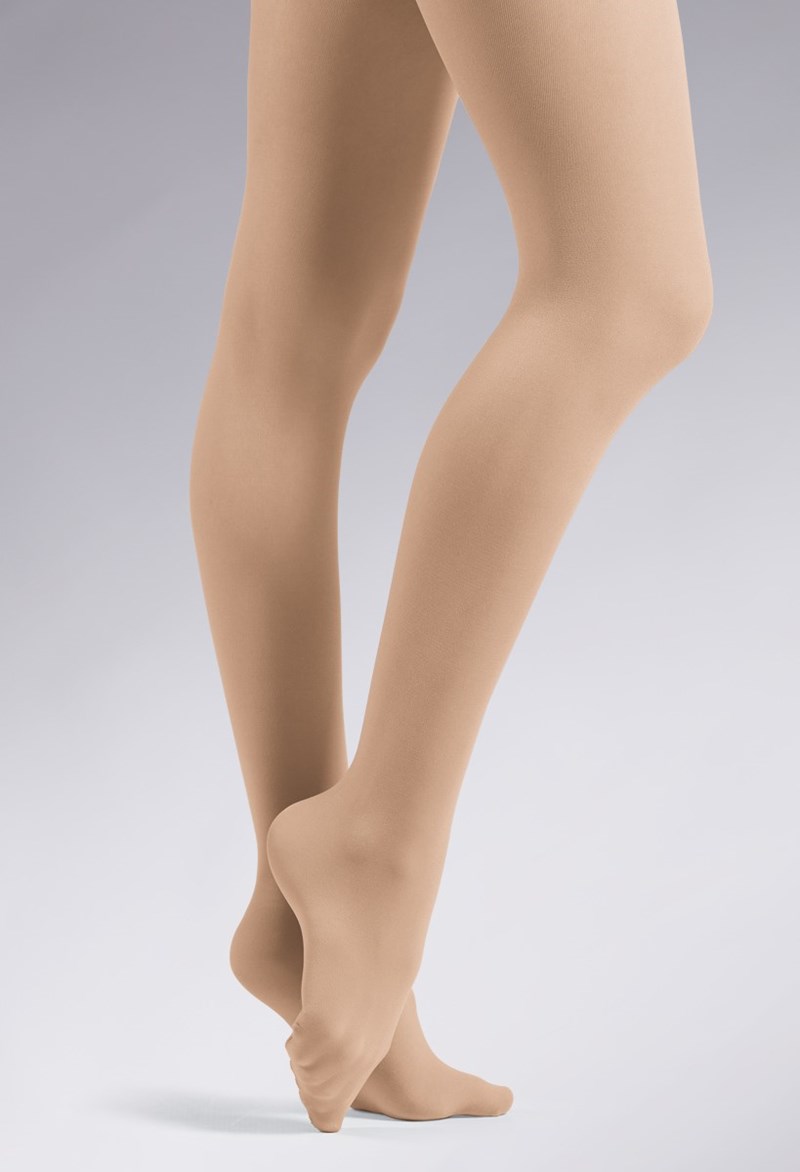 Ultra Shimmery Footed Tights: Action Dancewear